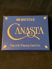 Vintage 86 Bicycle Canasta, Double Deck, The U. S. Playing Card Co, Near Perfect