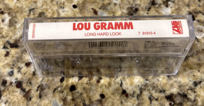 Lou Gramm - Long Hard Look 1989 (Audio Cassette) Atlantic Records
