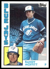 1984 Topps #108 Randy Moffitt Toronto Blue Jays Baseball