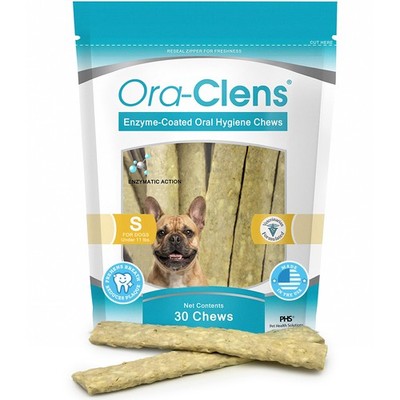 Ora-Clens Oral Hygiene Chews for Small Dogs-Enzymatic 8 Ounce (Pack of 1)