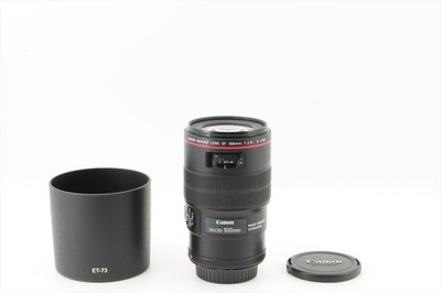 [ Near MINT w/ Hood ] Canon EF 100mm F/2.8 L Macro IS USM Lens From JP #26377