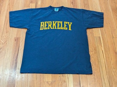 Vintage 90s Men's XL Navy Blue Berkeley University of California T-Shirt Shirt