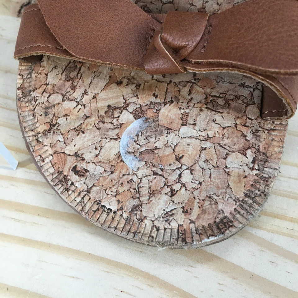 Sandalias OshKosh B'gosh Niños 13 Winonag Gladiador Marrón Informales Punta Abierta Planas Foto 3 de 4