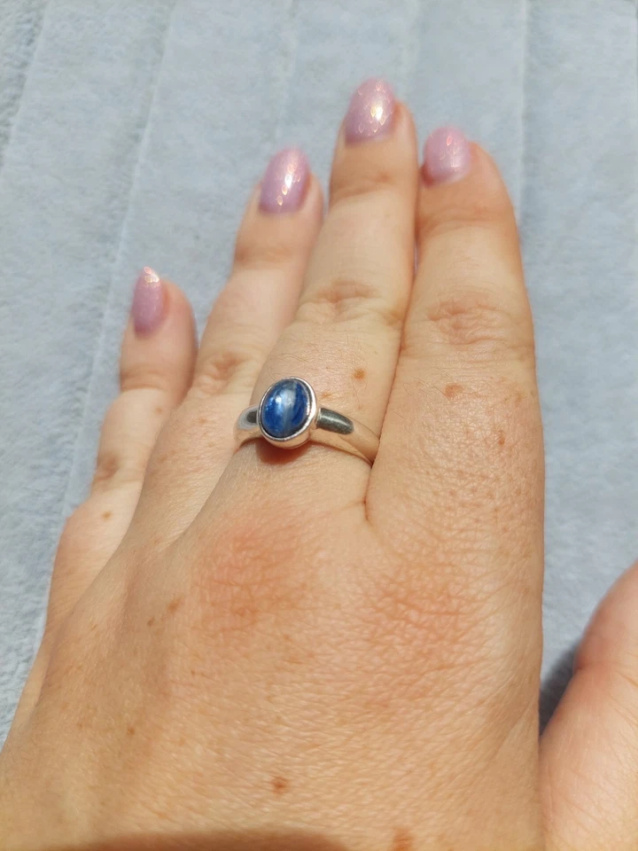 Sehr schöner 925 Silberring mit ectem Kyanit💙💫