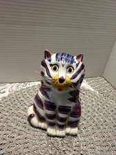 Bella Casa by Ganz Ceramic Cat "Sassy" Bank With Wire Whiskers– J. Sumner Design