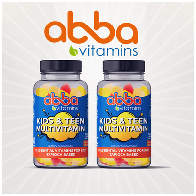 2-Pack Daily Kids & Teen Multivitamin Gummies Vitamins C, D3, Zinc Immune
