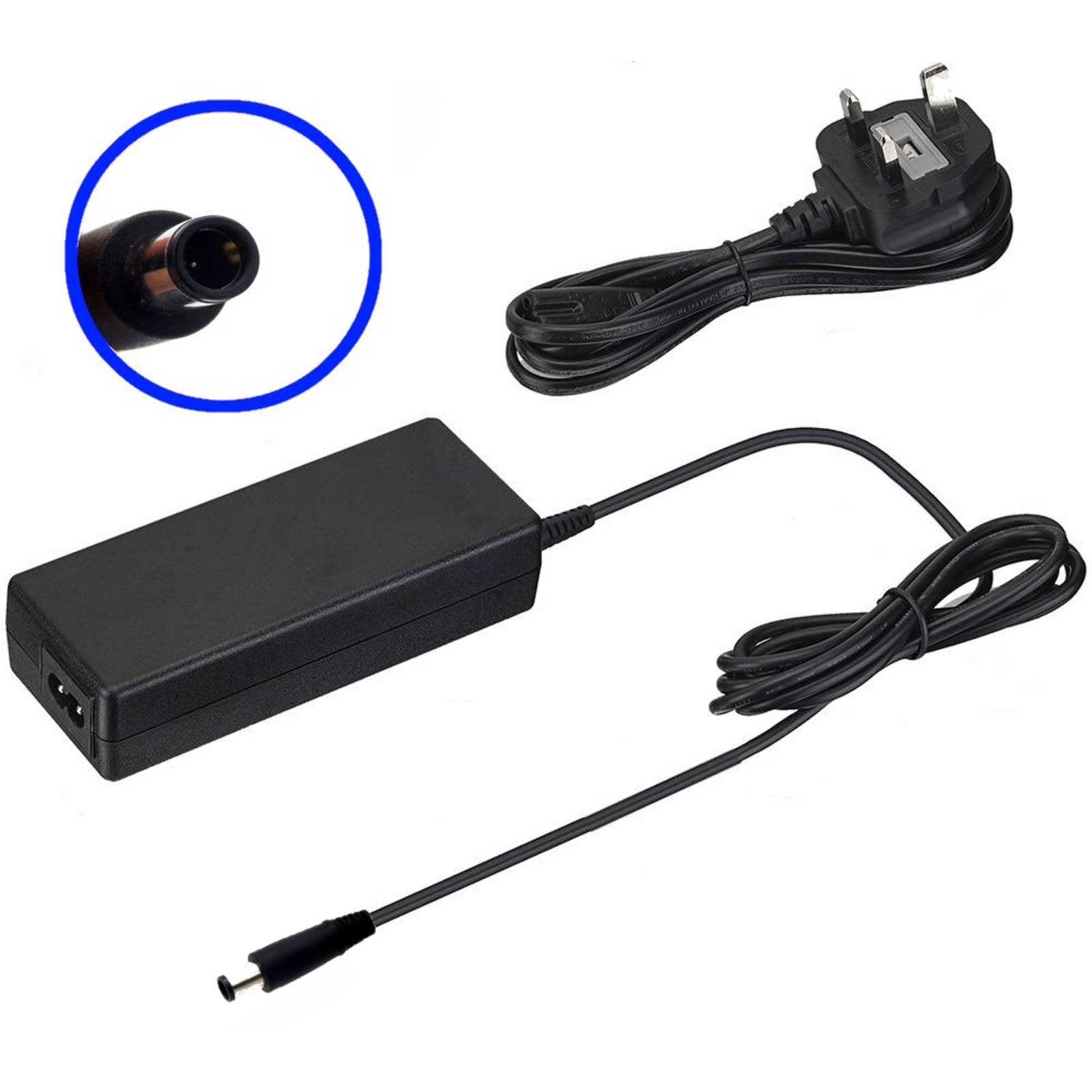 HP Compaq Compatible 18.5V 4.9A Laptop Charger with 7.4mm x 5.0mm Tip