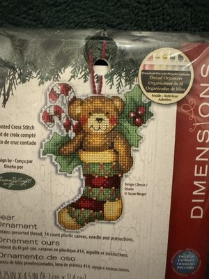 Dimensions Bear Ornament Weihnachten KREUZSTICH SET