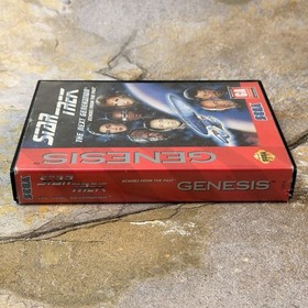 Star Trek: The Next Generation: Echoes From The Past Box & Game - Sega Genesis