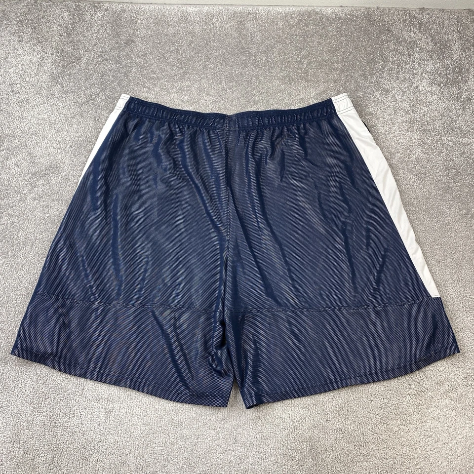 Athletech 短裤男式 2XL 蓝色白色运动舒适 — 第 3/4 张图片