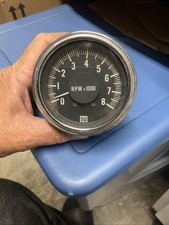 Vintage Stewart Warner Tachometer 8k Rpm 824869 3-38 Nice Works Lqqk