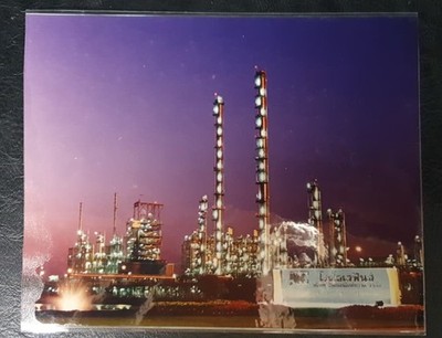 Laminated Photo NPC Thailand Worlds First Oleflex Unit  1990 Honeywell UOP SE116