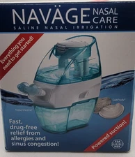 Navage Nasal Care System w/ 3 Salt Pods – Used Once, Excellent Condition