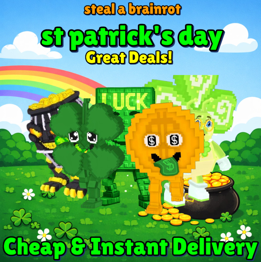[🟢ONLINE] 🍀st patrick's day Brainrots🪙| sab | GARAMA |  Steal a Brainrot | OG
