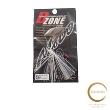 New Evergreen Spinnerbait D-Zone Double Willow Leaf 1/2oz Super White #04