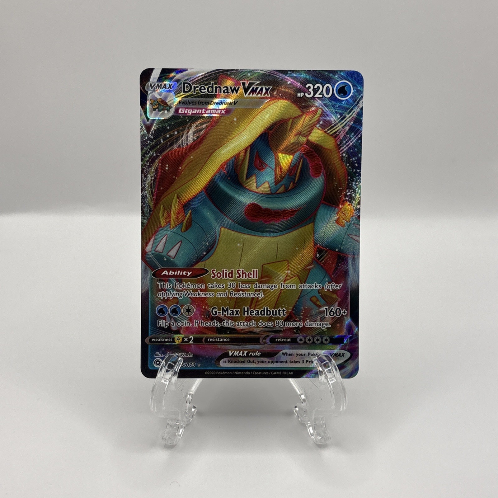 Drednaw VMAX Ultra Rare Champion's Path 15/73 NM