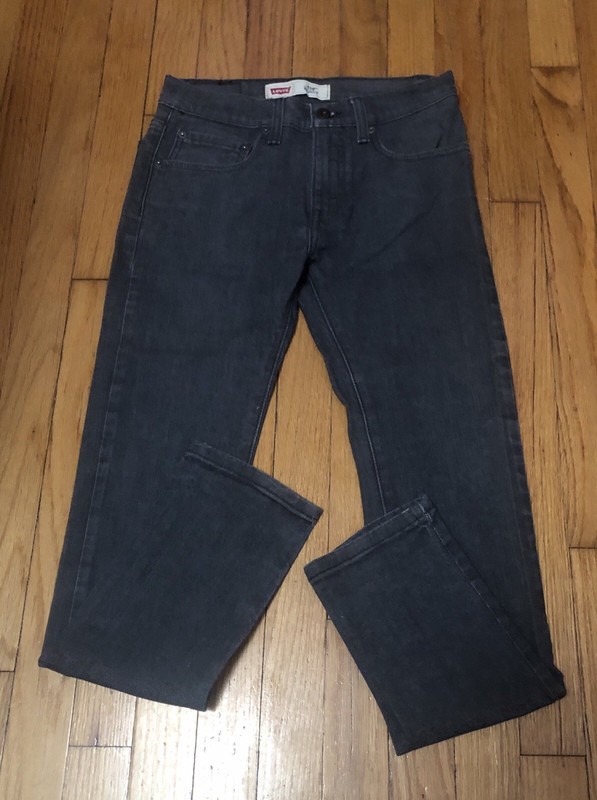 NwOt Women’s Levi’s 510 Skinny Stretchy Lightweight Gray Jeans Size 28x28