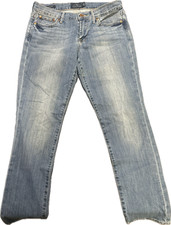 Lucky Brand Sweet N Straight Jeans Women's 14/32 Light Wash Straight Leg Stretch