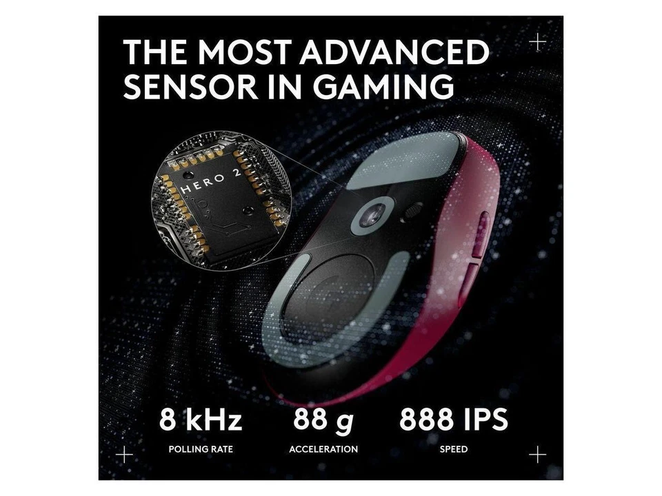 Logitech G PRO X SUPERLIGHT 2c wireless gaming mouse, 51 g pro-grade compact - Image 3 of 4