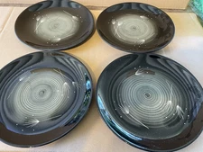 4 Metlox Vernon Ware Imperial “Poppytrail” or “Showstopper” salad/lunch plates