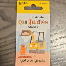 Yoto Audio Card for Yoto: Yoto Originals 5-Minute Construction Stories, Ages 4