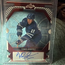 2025 Leaf Metal Legends - Tomas Kaberle - Red Acetate Ultra Short Print Auto /2