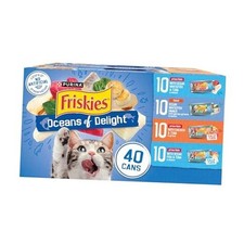 Purina  Wet Cat Food Variety Pack, Oceans of Delight 5.5 Ounce (Pack of 40) 3.35 per gallon