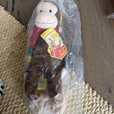 Macy's Large 24" Curious George Plush Toy Stuffed Animal -w/TAGS  Book Sealed