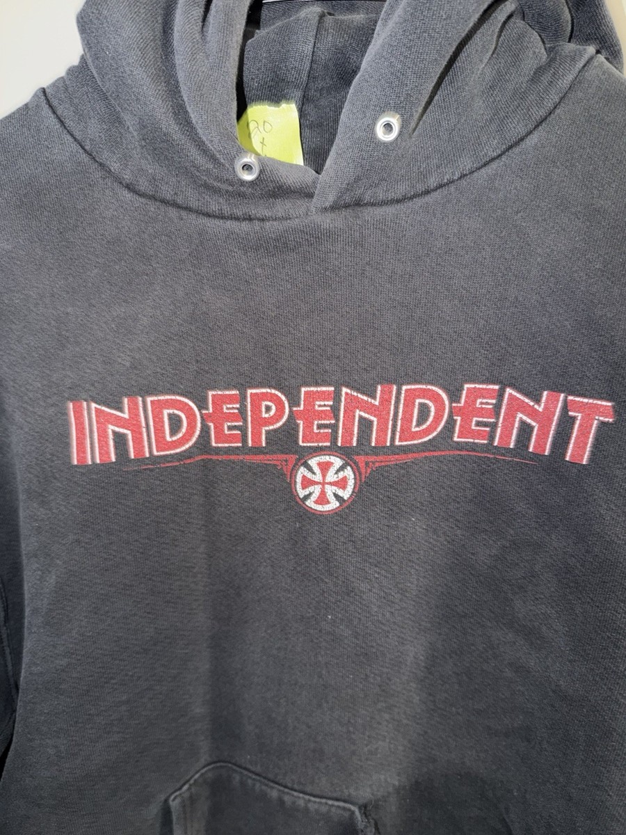Vintage Distressed Independent Trucks Co Skateboard NHS Tag Hoodie