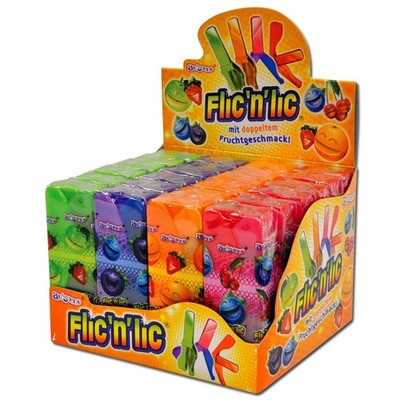 (50,63 /1kg) Flic n Lic Lutscher, Lolly, 24 Stück