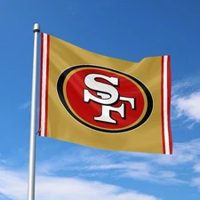 San Francisco Fans Football Team 3x5 ft Flag Banner