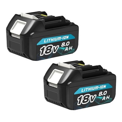 2Pack for Makita Tool Battery 8.0Ah BL1890B BL1845 BL1860 BL1830B