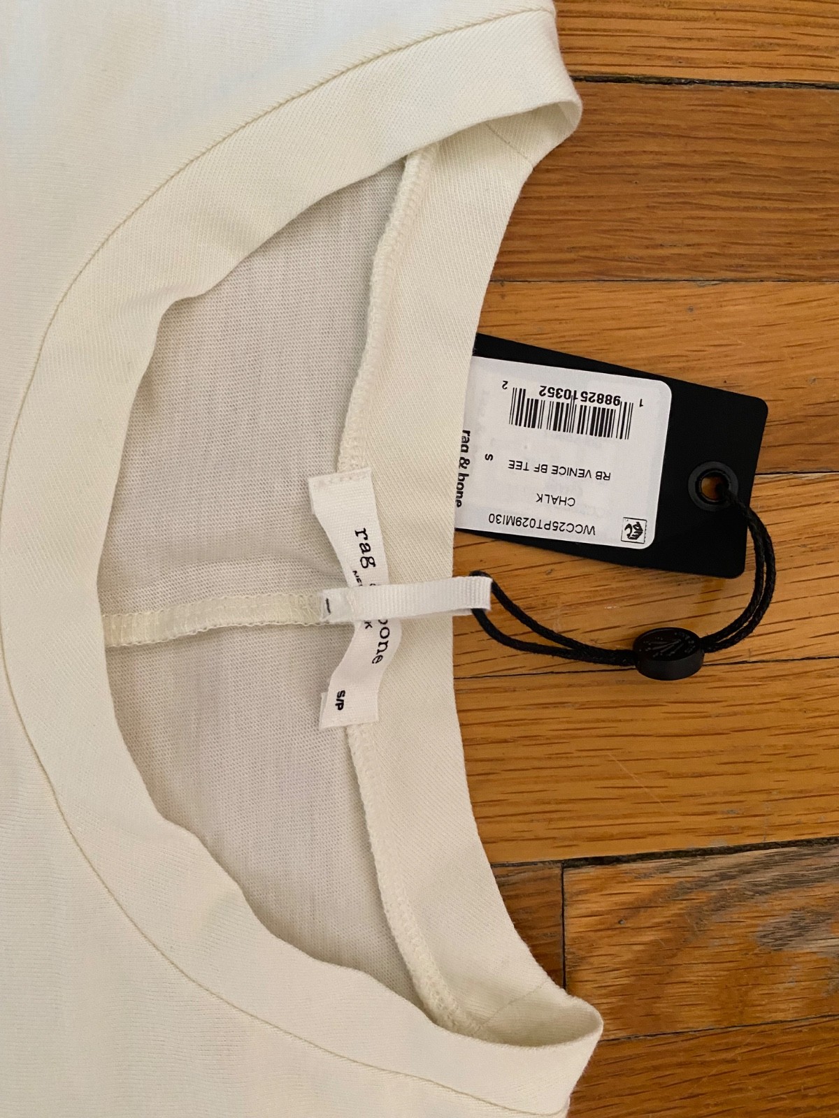 Rag & Bone Venice Graphic Tee in Chalk size S cotton sold out image 6
