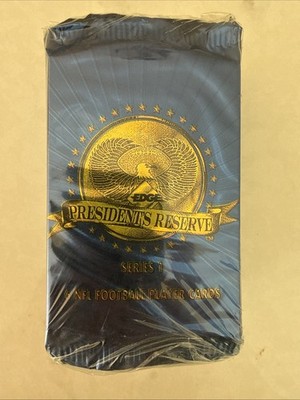 1996 NFL Collectors Edge President's Reserve Factory Sealed Packs (12) Football