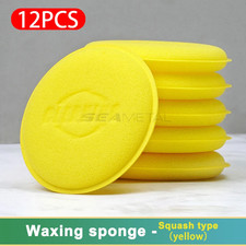 12Pcs Car Waxing Polishing Sponge High Density Foam Sponge Wax Applicator Car De