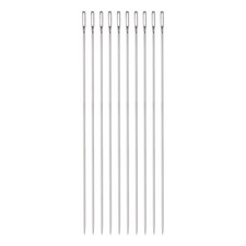 10pcs 5.91 Inch Upholstery Needles Stainless Steel Large Eye Sewing Needles