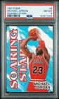 1997-98 Fleer Soaring Stars #9 Michael Jordan Chicago Bulls HOF PSA 8 NM-MT