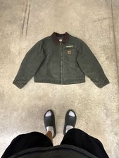 Vintage Carhartt J97 MOS Detroit Blanket-Lined Work Jacket