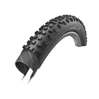 XLC Fahrrad Reifen Trail X 57-559 ETRTO 26x2.25'' Schwarz 24 TPI All MTB Allround