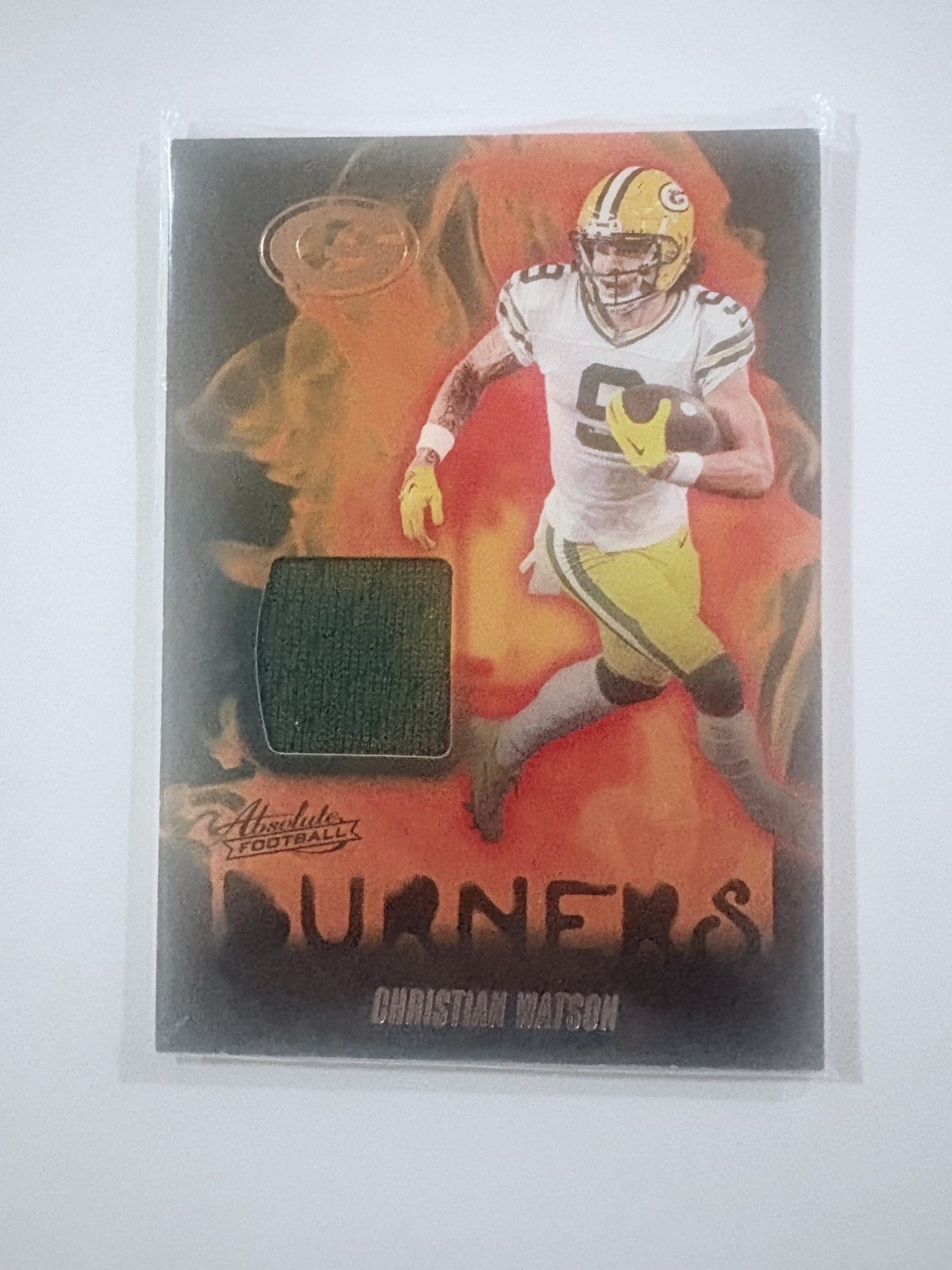 2024 Panini Absolute - Absolute Burners Christian Watson Jersey Patch Relic
