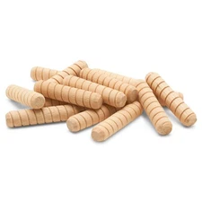 Wood Dowel Pins 1-3/4 inch x 3/8 inch Spiral, for Furniture & Crafts|Woodpeckers