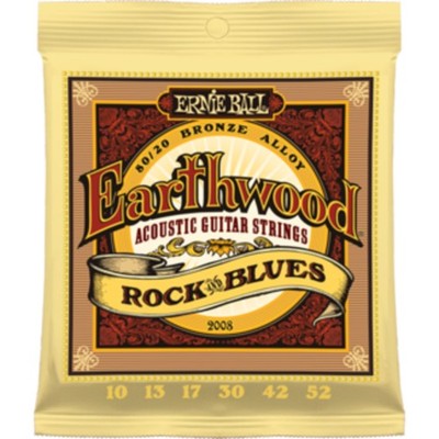 Ernie Ball EB2008 10-52 Earthwood 80/20 Bronze Rock & Blues