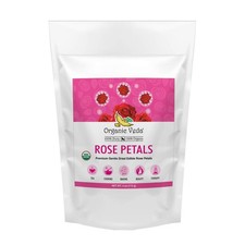 Dried Rose Petals, 4 oz - 100 Organic Real Edible Rose Petals - Food Grade U...