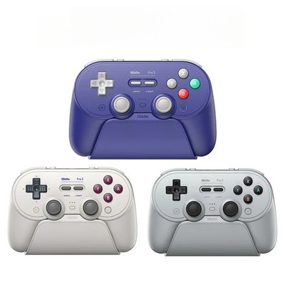 8BitDo Pro 3 Wireless Gaming Controller W/ Charging TMR Joysticks for Switch 1/2