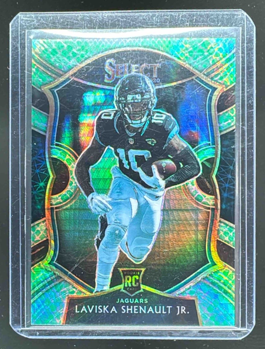 Laviska Shenault Jr. 2020 Panini Select #59 Dragon Scale Prizm RC Concourse /67