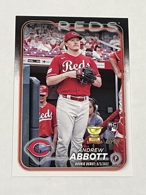 2024 Topps Update Baseball #US304 - Andrew Abbott RC - Cincinnati Reds