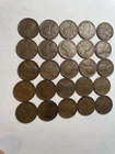 1/2 Roll 1909 Lincoln Wheat Cents Penny Good or Better Condition 25 Coins
