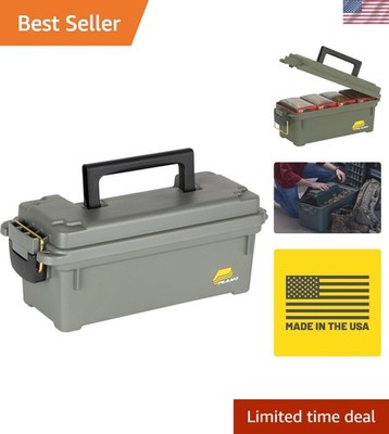 Durable Lockable Ammo Storage Box for Organized Gear - Ideal for Hunters