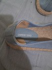 Womens Light Blue BNWOB Canvas Lands End Espadrilles Size 10 — photo 5