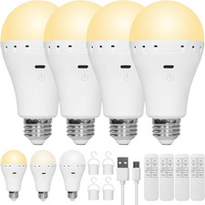 Rechargeable Emergency Light Bulb, ETL/FCC Certified, 1500Mah Battery Backup Led